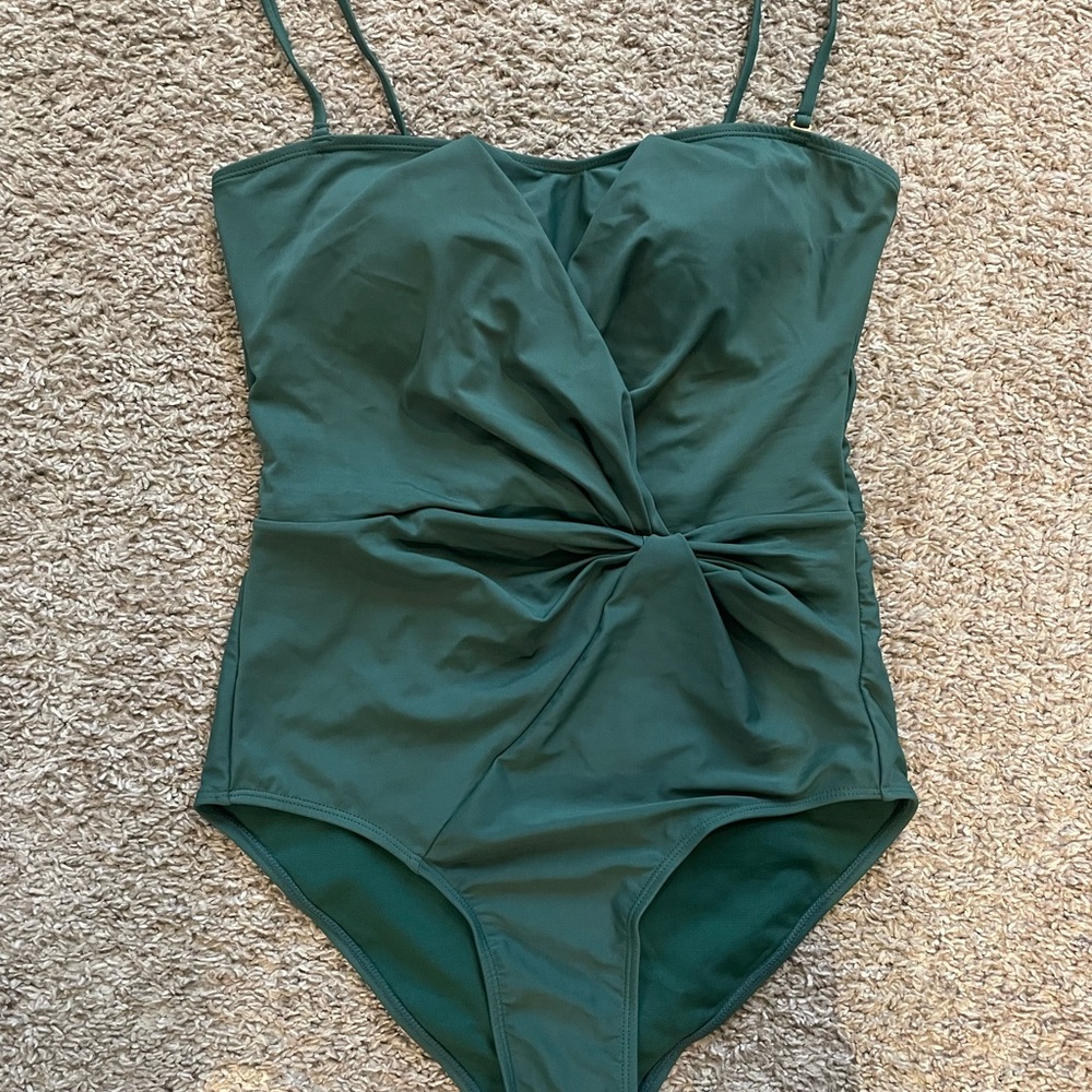 Nicole Miller Studio One Piece Convertible Strap Swimsuit